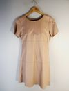 Vestido Reina couro
