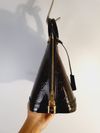 Bolsa Louis Vuitton Tote Vernis Alma MM Terre D'Ombre