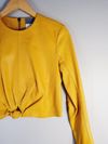 Blusa Cruise couro