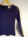 Blusa Juliana Sanmartim couro