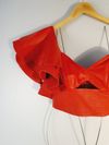 Blusa Juliana Sanmartin couro