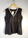 Blusa Tássia Ely couro