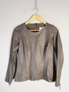 Blusa Tannerie couro