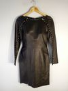 Vestido Animale couro