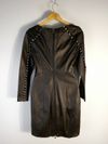Vestido Animale couro