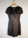 Vestido Cris Barros couro