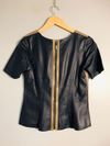 Blusa St. Trois couro