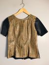 Blusa St. Trois couro