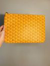 Clutch Goyard Canvas Chevro