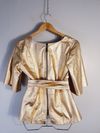 Blusa Tannerie couro