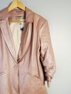 Blazer Juliana Sanmartin couro