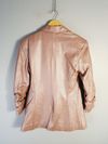 Blazer Juliana Sanmartin couro