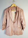 Blazer Juliana Sanmartin couro