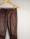 Calça Juliana Sanmartin couro
