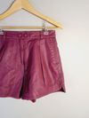 Shorts Tannerie couro