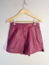 Shorts Tannerie couro