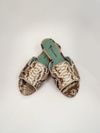 Flat Blue Bird Python