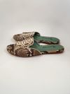 Flat Blue Bird Python