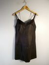 Vestido Tannerie couro