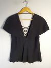 Blusa Verosenso couro