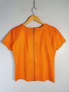 Blusa Juliana Sanmartin couro