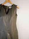 Vestido Tannerie couro