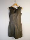 Vestido Tannerie couro