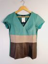 Blusa St Trois couro