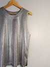 Blusa metalizada
