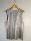 Blusa metalizada