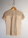 Blusa Luiziane Richter couro
