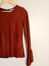 Blusa Bria couro