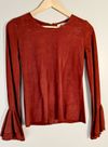 Blusa Bria couro