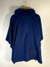 Poncho em cashmere