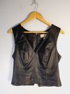 Blusa Minimale couro