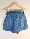 Shorts Tannerie couro