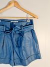 Shorts Tannerie couro