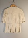 Blusa Juliana Sanmartin couro