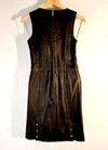 Vestido Tufi Duek couro