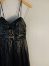 Vestido Cris Barros couro 20 voltas ao sol