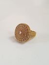 Anel Antonio Bernardo Power ouro amarelo 18K