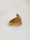 Anel Antonio Bernardo Power ouro amarelo 18K