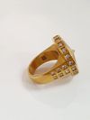 Anel Antonio Bernardo Power ouro amarelo 18K