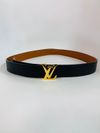 Cinto Louis Vuitton Initiales reversível