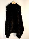 Poncho Lapin pele