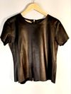 Blusa Tassia Ely couro
