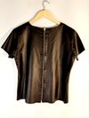 Blusa Tassia Ely couro