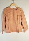 Blusa Juliana Sanmartin couro