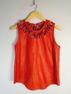 Blusa Tassia Ely couro