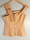 Blusa FIG couro